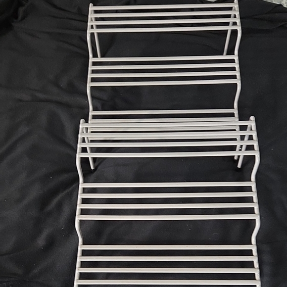 Silver Metal Organizing Racks (2) - Picture 5 of 7